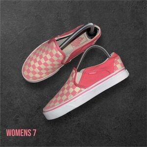 Vans Classic Slip-On Pink Checkered